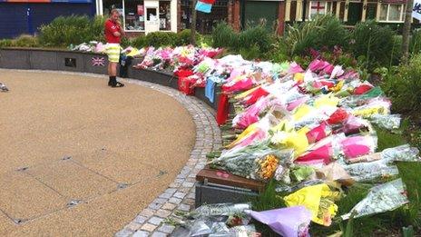 Middleton floral tributes