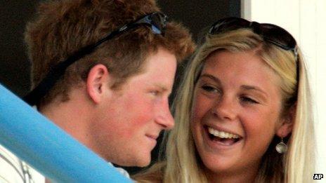 Prince Harry and Chelsy Davy in 2007