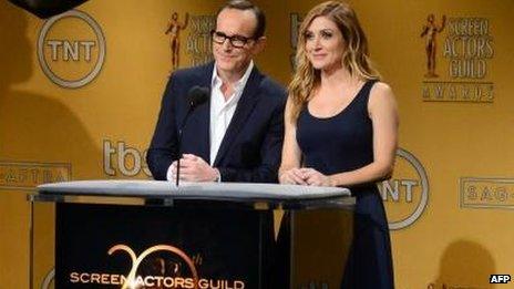 Clark Gregg and Sasha Alexander