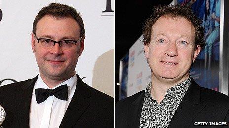 Lee Hall (left) and Simon Beaufoy