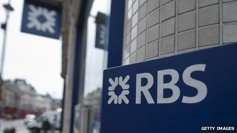 RBS logo on store