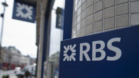 RBS logo on store