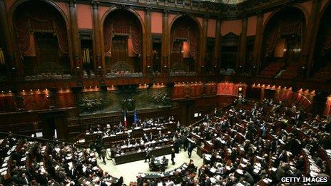 Lower house of the Italian parliament