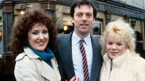 Angie, Den and Sharon Watts