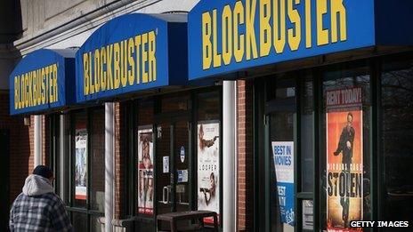 Blockbuster store in Chicago