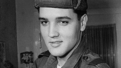Elvis Presley in Germany Pic: AP