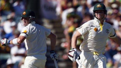 Brad Haddin and Steve Smith