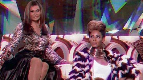 Beyonce and Tina Knowles