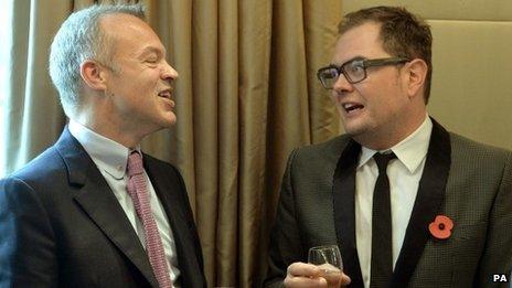 Graham Norton and Alan Carr