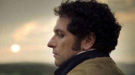 Matthew Rhys as Darcy in Death Comes to Pemberley