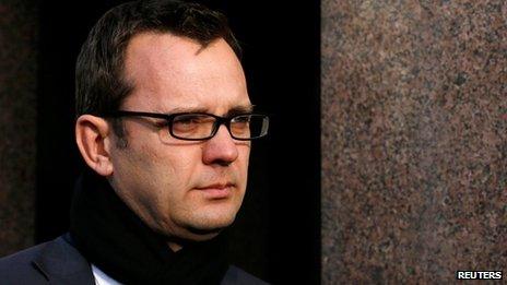 Andy Coulson outside the Old Bailey on 9 December 2013