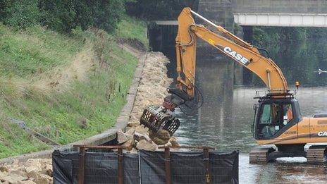 River Irwell work