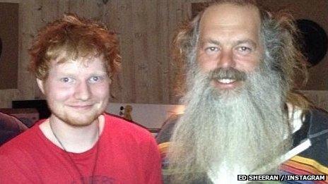 Ed Sheeran and Rick Rubin