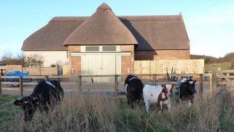 The new visitor centre at Hengistbury Head