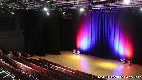 New theatre at Bexhill 6th form college