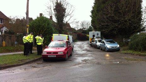 Police searches in Didcot