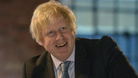 London Mayor Boris Johnson