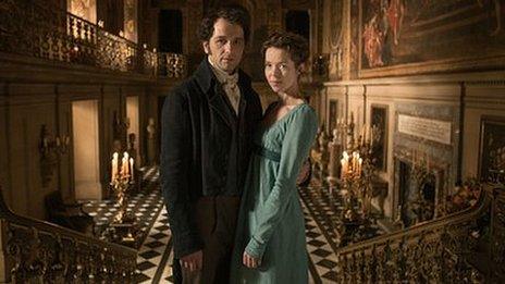 Mr and Mrs Darcy in Death Comes to Pemberley