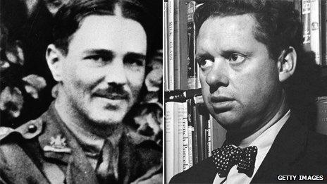 Wilfred Owen and Dylan Thomas