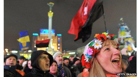 Ukraine protesters