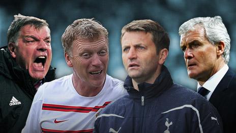 Sam Allardyce, David Moyes, Tim Sherwood, Mark Hughes