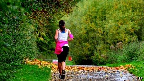 Woman jogging