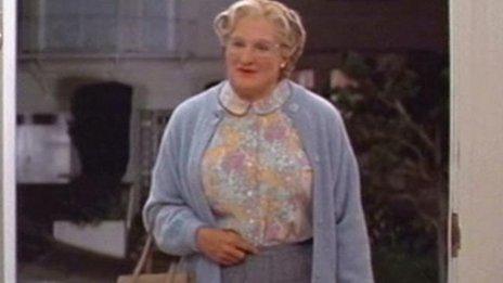 Robin Williams as Mrs Doubtfire