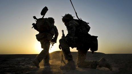 UK soldiers in Afghanistan