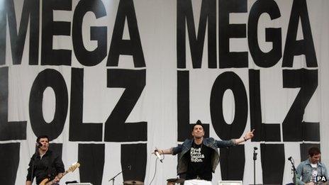 Lostprophets at the Reading festival