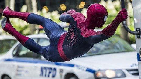 Andrew Garfield in The Amazing Spider-Man 2