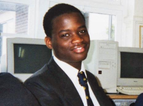 Michael Adebolajo as a schoolboy