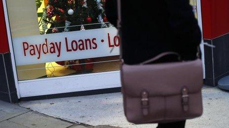 Payday loans sign