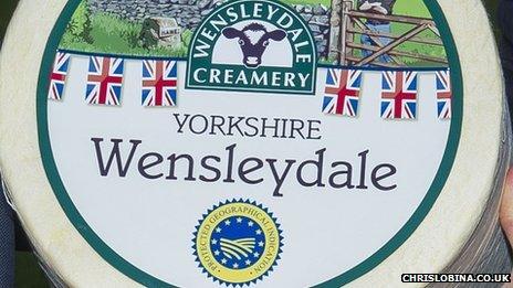 Wensleydale cheese