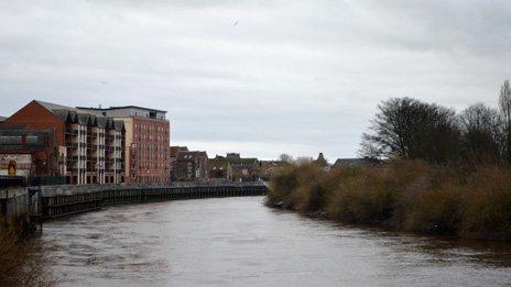 River Trent in Gainsborough