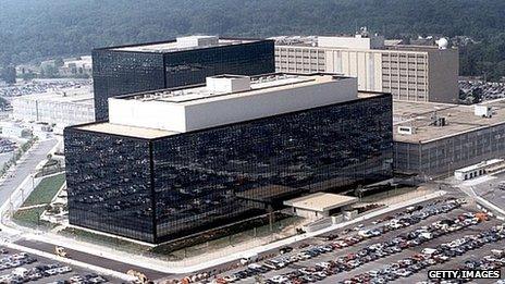 NSA headquarters in Fort Meade, Maryland