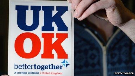 UK Better Together poster