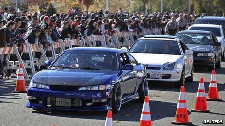 Fans attend Paul Walker's unofficial memorial