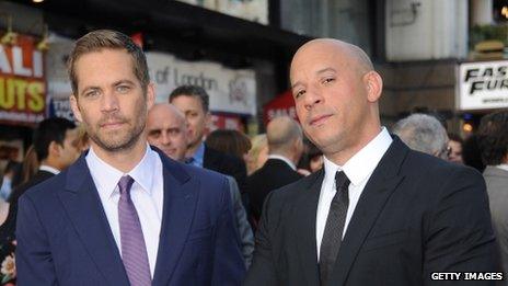 Paul Walker and Vin Diesel