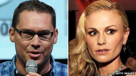 Bryan Singer and Anna Paquin