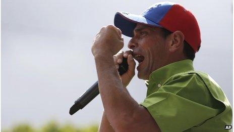 Henrique Capriles campaigning (23 Nov 2013)