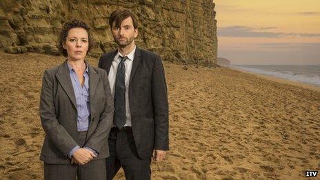 Olivia Colman and David Tennant in Broadchurch