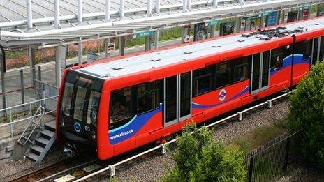 Docklands Light Railway train