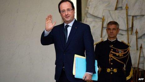 French President Francois Hollande