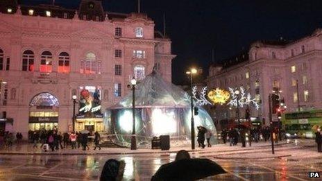 Eros Globe Piccadilly Circus