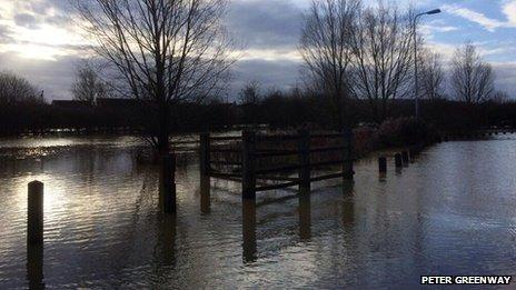 Flooding in Langford