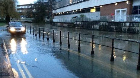 Flooding in Guildford