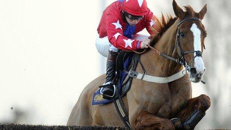 Sire De Grugy wins Desert Orchid Chase