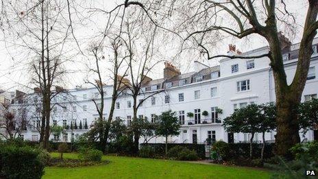 Egerton Crescent, in Kensington, London