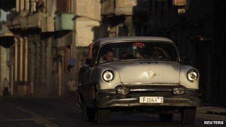 Taxi in Havana