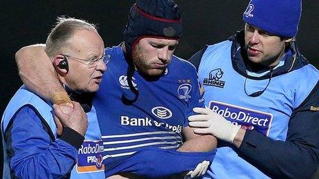 Sean O'Brien goes off injured